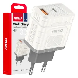 ladowarka-sieciowa-quick-charge-gan-30w-usb-a-usb-c-amio-04286