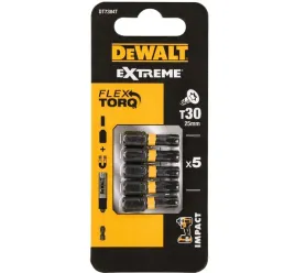 dewalt-koncowki-bity-udarowe-t30-25mm-5szt-dt7384t