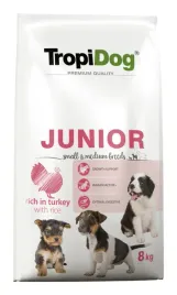 tropidog-premium-junior-small-and-medium-breeds-losos-z-ryzem-8kg