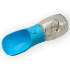 przenosna-butelka-na-wode-dla-psa-350ml-niebieska