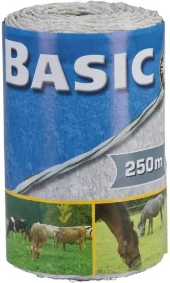 plecionka-ogrodzeniowa-basic-250-m-biala-kerbl-stan-nowy-liczba-przewodow-3