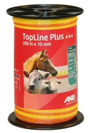 tasma-ogrodzeniowa-top-line-plus-tricond-200-m-x-10-mm-zolto-pomaranczowa