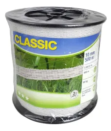 tasma-ogrodzeniowa-classic-500-m-x-10-mm-biala-kerbl
