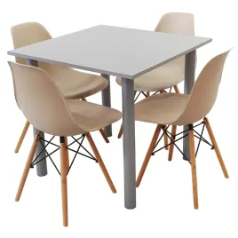 zestaw-stol-lugano-80-szary-i-4-krzesla-milano-bezowe