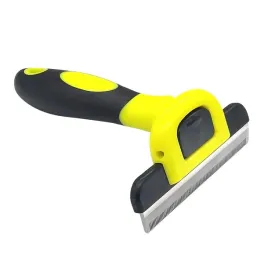 grzebien-szczotka-dla-psow-kotow-zolta