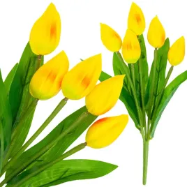 cv26806-4-tulipan-bukiet-tulipanow-piankowych-x5-zolte-tulipany-sztuczne-w