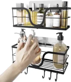 polka-prysznicowa-na-sciane-organizer-czarny-2szt