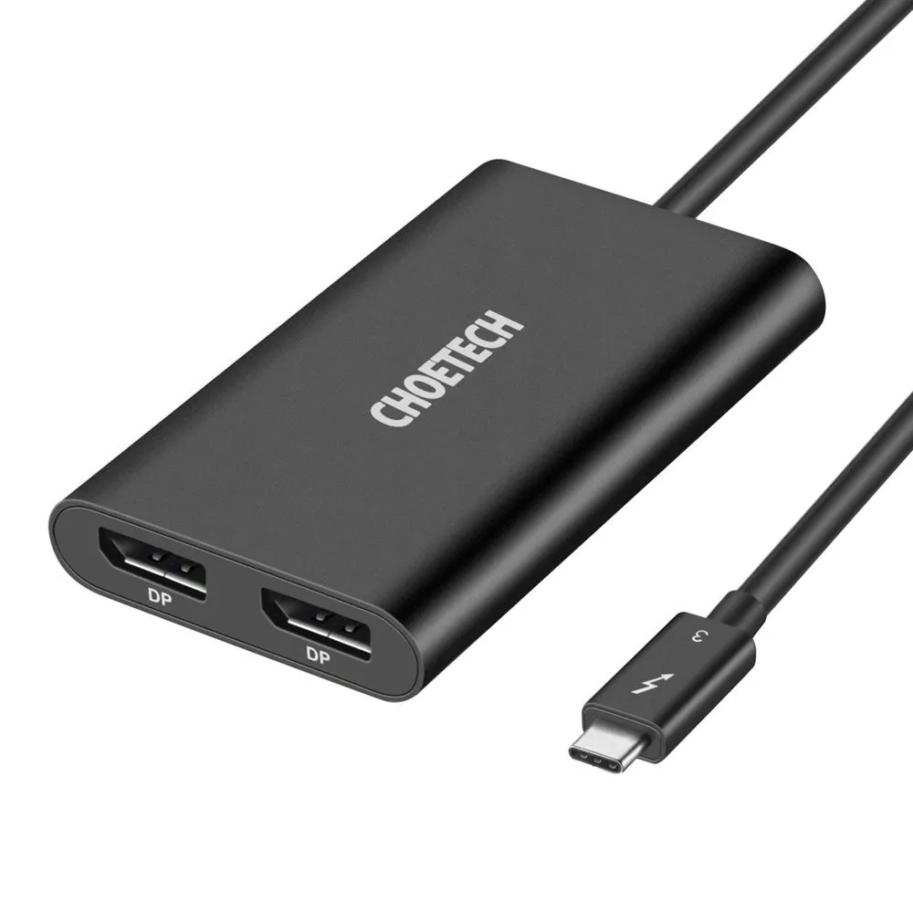 adapter-rozdzielacz-usb-typ-c-thunderbolt-3-czarny-stan-nowy