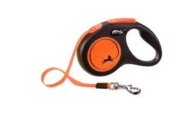 flexi-smycz-new-classic-m-tasma-5m-do-25kg-orange-neon