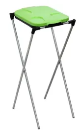 stojak-do-segregacji-odpadow-1-stanowiskowy-zielony-drewmet