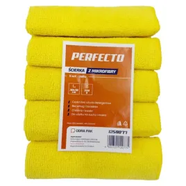 scierka-z-mikrofibry-30x30cm-perfecto-5szt-zolta
