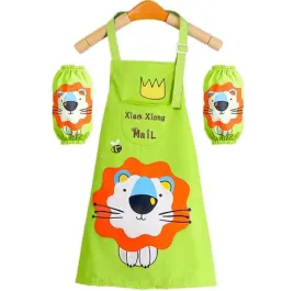 fartuch-dzieciecy-regulowany-wodoodporny-zielony