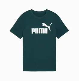puma-koszulka-t-shirt-junior-128-cm-ess-no-1-logo-tee-b-green-terrain