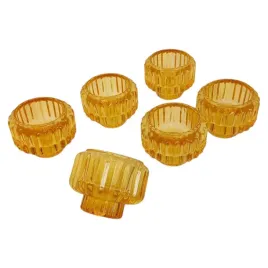 swiecznik-szklany-ozdobny-zolty-zestaw-6-szt