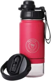 butelka-na-wode-metalowa-bidon-300ml-rozowy