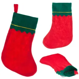 tg53073-skarpeta-na-prezenty-tkanina-bez-wzoru-gladka-swiateczna-skarpetka