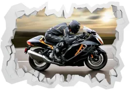 naklejki-na-sciane-3d-motor-suzuki-130x90