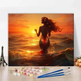 zestaw-do-malowania-po-numerach-bez-ramy-syrenka-zachod-slonca-40x50cm