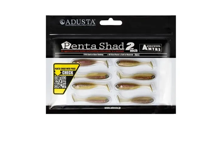 adusta-penta-shad-117-chart-white-2-5-cm-liczba-sztuk-10-szt-dlugosc-5-cm