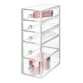 wieza-interdesign-clarity-z-5-szufladami-organizer-na-kosmetyki-przezroczys