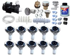 mega-zestaw-do-hydromasazu-z-pompa-1100w-10-dysz-wodnych-do-wanny-balii