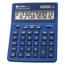kalkulator-biurowy-eleven-sdc-444-xrnve-niebieski-duzy-12-cyfr-wyswietlacz