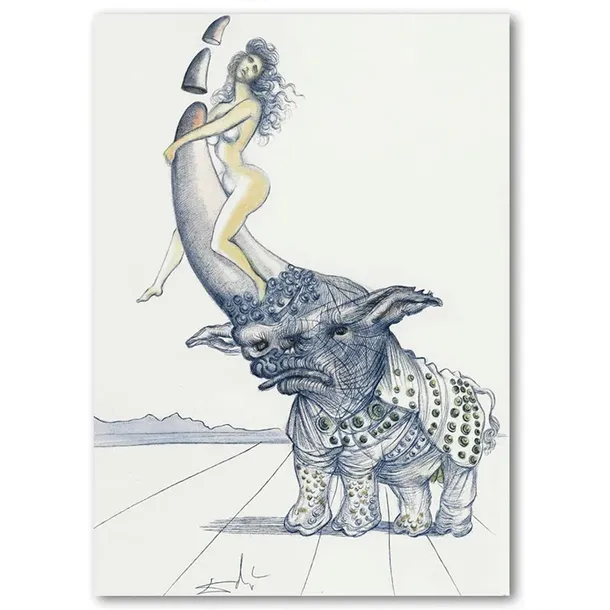 plakat-salvadore-dali-nosorozec