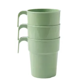 kubki-plastikowe-wielorazowe-300ml-zielone-grill-camping-kawa-napoje-3-szt