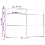 wymienne-wezglowie-dab-sonoma-160-cm-marka-vidaxl
