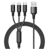 kabel-ladowarka-3w1-oplot-typ-c-lightning-usb-c-5a-stan-nowy