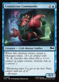 mtg-crustacean-commando-033-tmt-foil-or-nm-or-tmnt