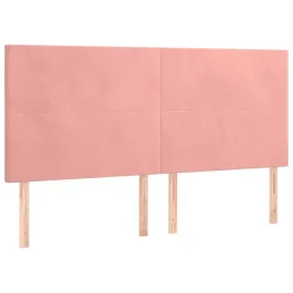 zaglowek-aksamitny-rozowy-180x118-128cm-zestaw-4szt