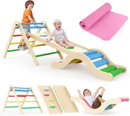 zestaw-do-zabawy-7-w-1-ze-zjezdzalnia-lukiem-i-mata-dla-dzieci-montessori
