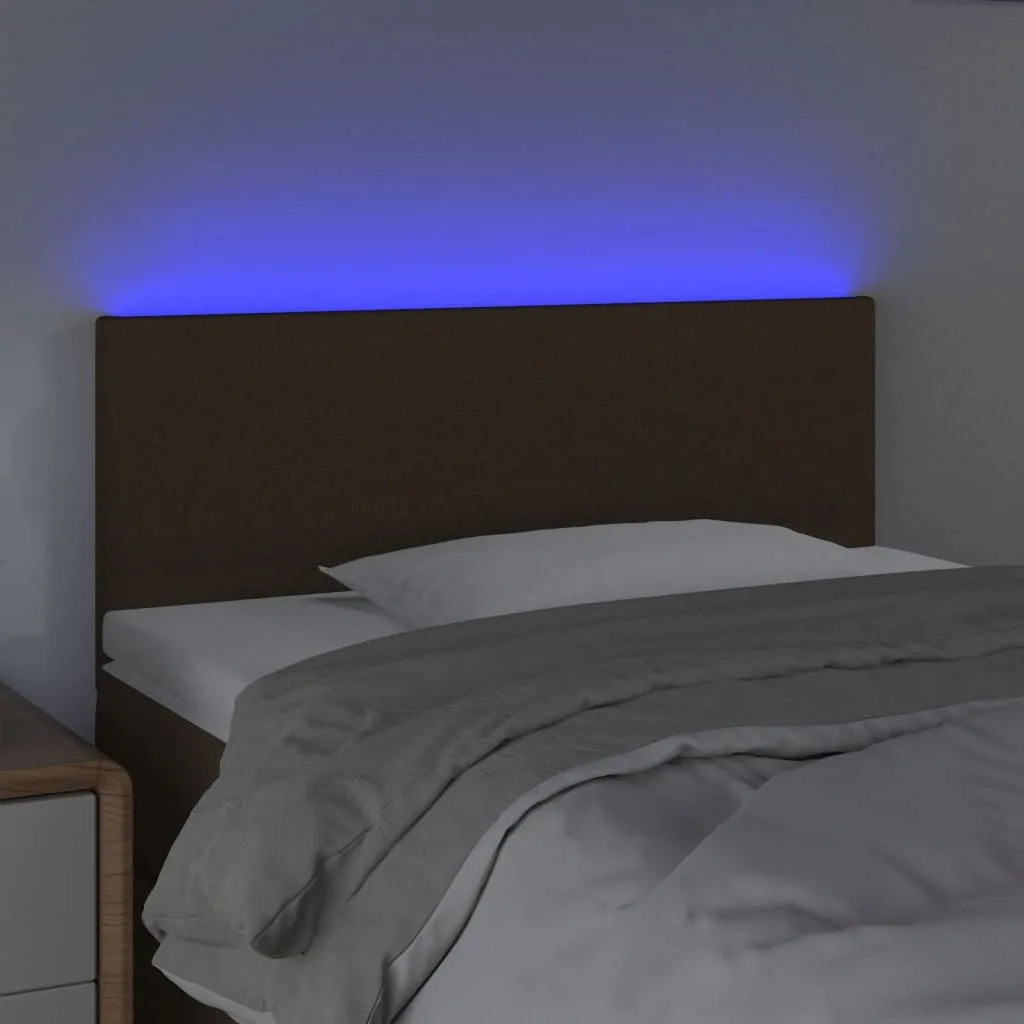 zaglowek-led-100x5x78cm-ciemny-braz-stan-nowy