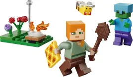 lego-minecraft-30732-potyczka-alex-przy-ognisku