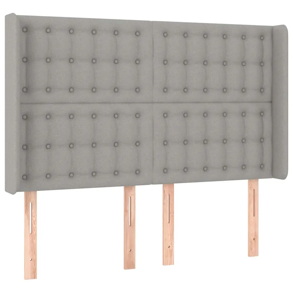 zaglowek-led-147x16x118-128cm-jasnoszary-stan-nowy