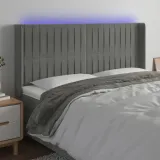 zaglowek-led-163x16cm-jasnoszary-stan-nowy