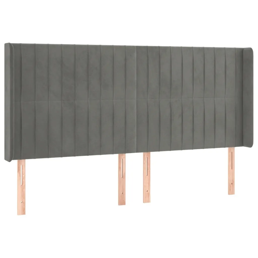 zaglowek-led-163x16cm-jasnoszary-stan-nowy