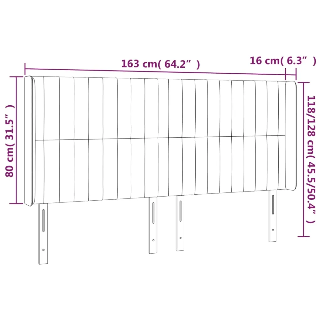 zaglowek-led-163x16cm-jasnoszary-stan-nowy