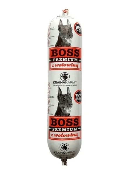 Karma mokra dla Psa BATON z Wołowiną 1000g BOSS PREMIUM