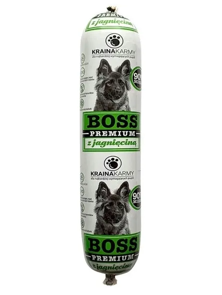 Karma mokra dla Psa BATON z Jagnięciną 1000g BOSS PREMIUM