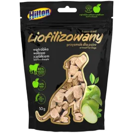 przysmak-dla-psa-liofilizowany-hilton-wolowina-z-jablkiem-50g