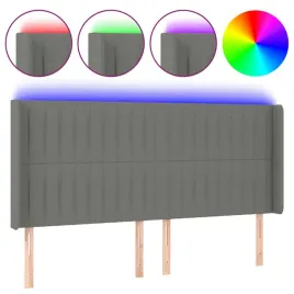 zaglowek-led-183x16cm-ciemnoszary