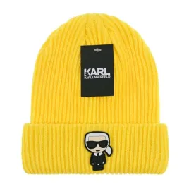 czapka-zimowa-beanie-karl-lagerfeld-zolta-unisex