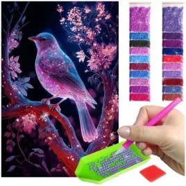 haft-diamentowy-koraliki-mozaika-diy-wrobel-diamond-painting-ptak-30x40cm