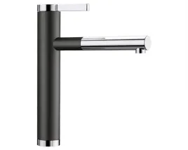 blanco-linee-s-silgranit-look-czarny-chrom