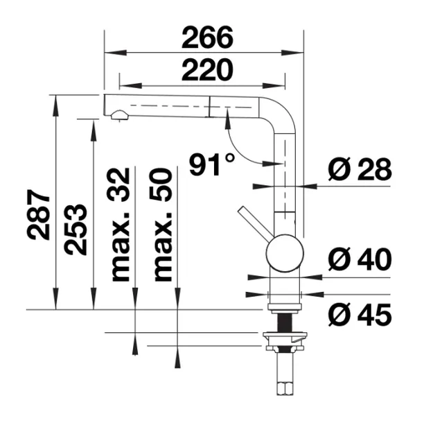 blanco-linus-s-satin-gold-stan-nowy-typ-jednouchwytowa