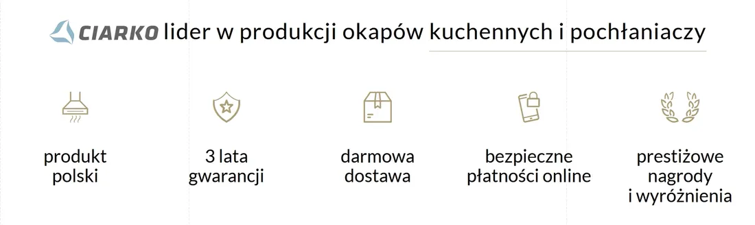 ciarko-okap-cube-w-gold-wyspowy