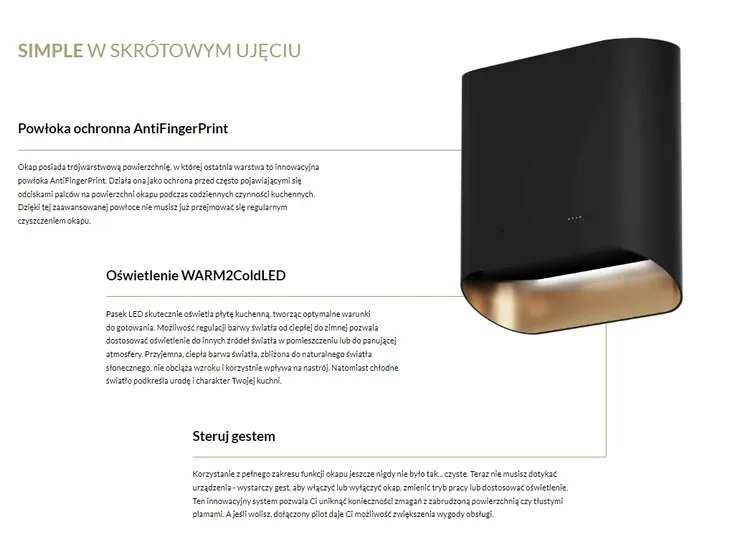 ciarko-simple-black-gold-60-cm-kod-producenta-cdp6002b-g