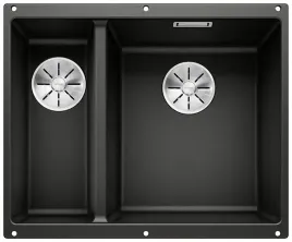 blanco-subline-340-160-u-silgranit-czarny-prawa-infino